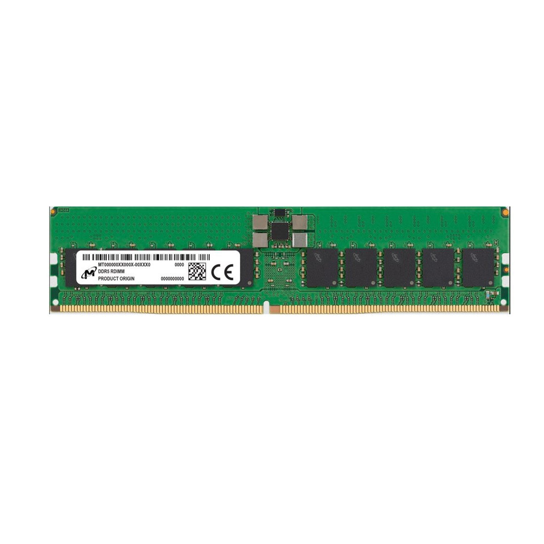 Micron MTC40F2047S1RC56BB2R 128GB DDR5-5600 CL46 2Rx4 32Gbit RDIMM RAM Memory
