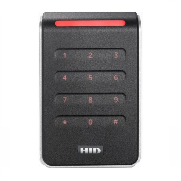 HID 40KTKS-03-00V1MX Signo 40K CRD PFL Standard Terminal Reader, Black/Silver