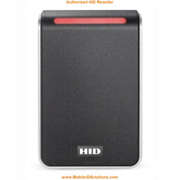 HID 40NKS-02-01EAVP Signo 40, Black/Silver, Pigtail, CRD PFL Smart, MA