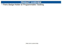 XSponse 413-0002 X-Wearable Panic Badge Holder