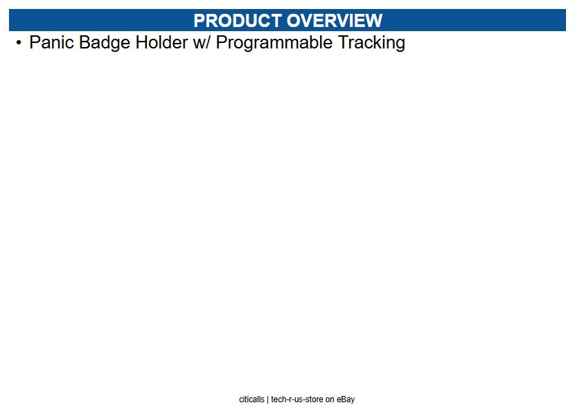 XSponse 413-0002 X-Wearable Panic Badge Holder