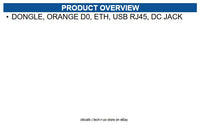 VeriFone 445-112-01-A DONGLE, ORANGE D0, ETH, USB RJ45, DC JACK
