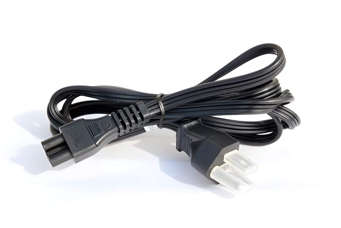 Zebra 450040 Power Cord 3-Prong Rated 230V AC US for ET8X L10 R12 Adapter Black