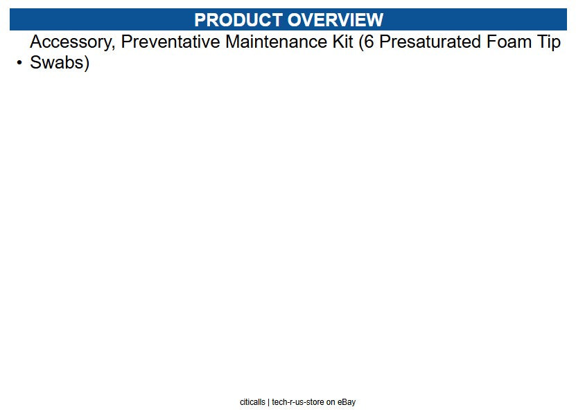 Zebra 47362 Preventative Maintenance Kit For 105SL Printer - Thermal Transfer