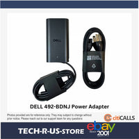 Dell 492-BDNJ 100W USB-C GaN Ultra Slim Adapter - 120 V AC, 230 V AC Input