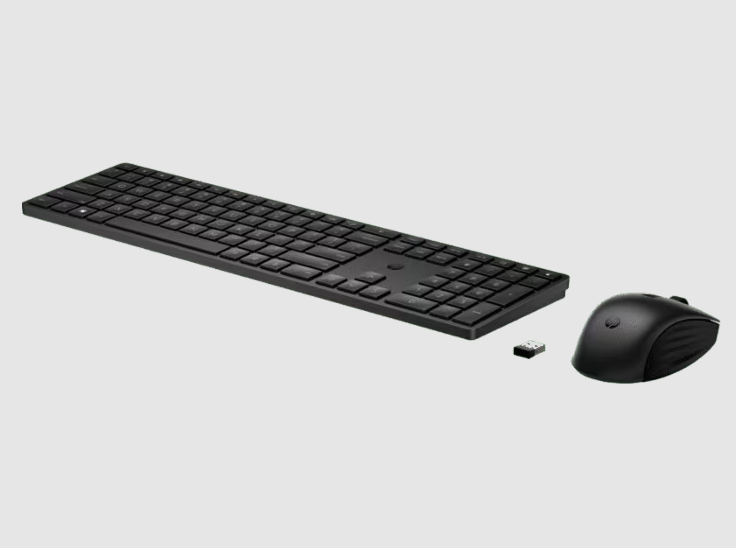 HP 4R009AA 655 Wireless Keyboard and Mouse Combo - USB Type A - Black