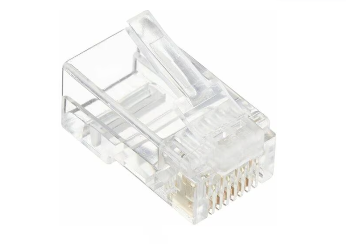 4Xem 4X100PKC6 Cat6 RJ45 Modular Ethernet Plugs for Stranded or Solid CAT6 Cable