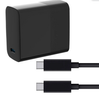 4Xem 4X65WCHRGKIT6B 65W 6FT USB-C to USB-C GaN Charging Kit - Black