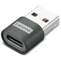 Lenovo 4X91C99226 USB-C (Female) to USB-A (Male) Adapter - Black