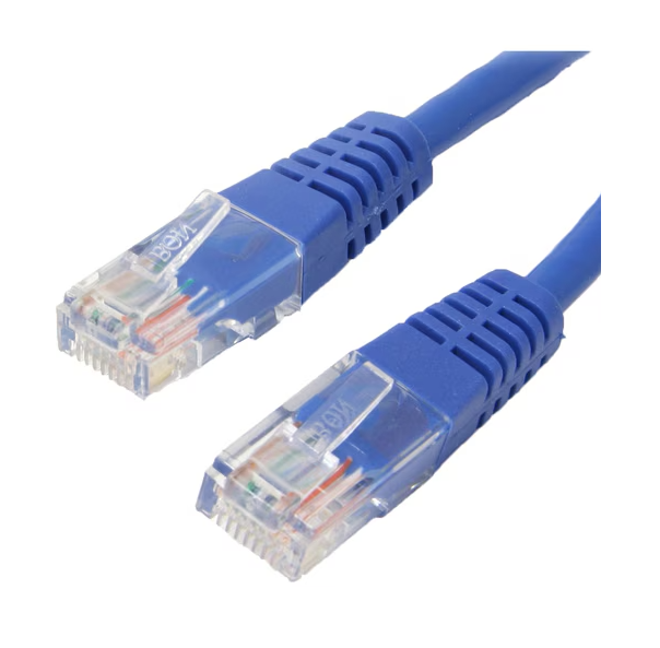 4XEM 4XC6PATCH6BL 6FT Cat6 Molded RJ45 UTP Ethernet Patch Cable (Blue) - 6 ft