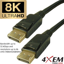 4Xem 4XDP8K5FT 5ft Pro Series Ultra High Speed 8K DisplayPort v1.4 cable