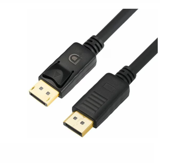 4Xem 4XDPDPCBL 6FT DisplayPort M/M Cable - Latching Connector - Black