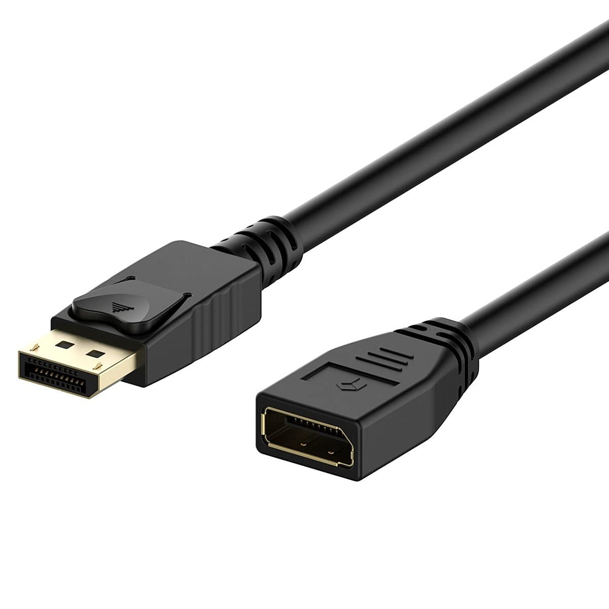 4Xem 4XDPEXT15 DisplayPort 15 ft Extension Cable - Latching Connector - Black
