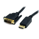 4Xem 4XDPMDVIM10FT High Speed DisplayPort to DVI Adapter Cable