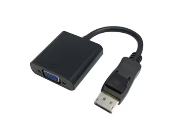 4Xem 4XDPMVGAFA10 10 in DisplayPort To VGA M/F Adapter Cable - Black