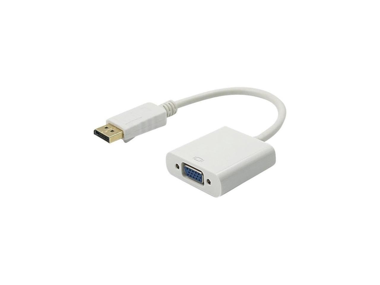 4Xem 4XDPMVGAFA10W DisplayPort To VGA Adapter Cable - 10" - White