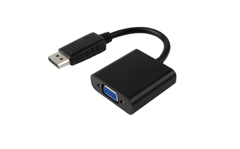 4Xem 4XDPVGAS615AA 10 Inch DisplayPort To VGA Adapter Cable - Black