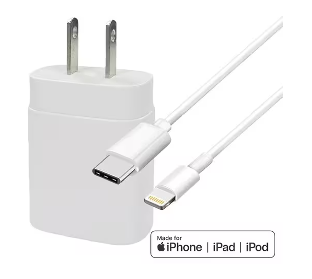 4Xem 4XIPADKITC3 25W 3FT Charging Kit for iPad and iPhone, iPod - White