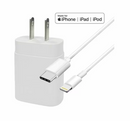 4XEM 4XIPHN13KIT3 3FT Charger Combo Kits for iPhone 13 - MFi Certified - White