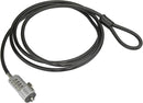 4Xem 4XLAPLOCK6B Laptop Combination Lock- 6FT (Black) - Vinyl Coated Steel