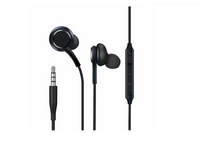 4Xem 4XSAMEARAKGB 3.5mm AKG Earphones with Mic and Volume Control (Black)