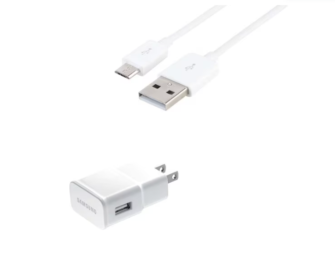 4Xem 4XSAMKIT 6ft Samsung Cable and Wall Charger kit - 5 V DC - 2 A