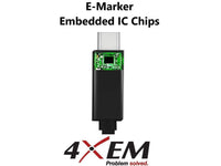 4Xem 4XUSBCC31G210 USB-C to USB-C Cable M/M USB 3.1 GEN 2 10Gbps 10ft (Black)