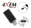 4Xem 4XUSBCM8PINFB USB-C MALE TO 8 PIN FEMALE - Data Transfer Adapter - Black