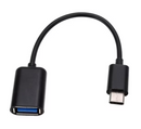 4Xem 4XUSBCUSB3AFB USB-C Male to USB-A Female Adapter - Reversible - Black