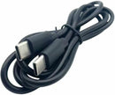 4Xem 4XUSBCUSBC30CMB 1FT USB-C to USB-C 60W Power Delivery Cable - Black