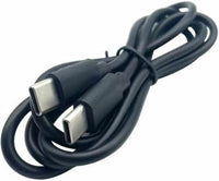 4Xem 4XUSBCUSBC30CMB 1FT USB-C to USB-C 60W Power Delivery Cable - Black