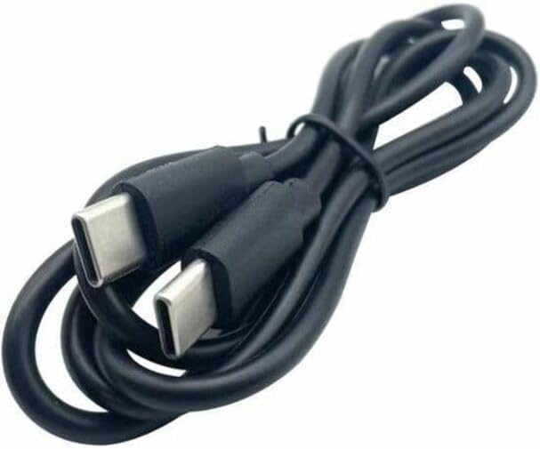 4Xem 4XUSBCUSBC30CMB 1FT USB-C to USB-C 60W Power Delivery Cable - Black