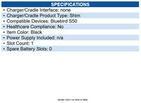 TSC 501260117 TSC ACCESSORY CRD-SHIM-S5#-TA-V1; CRADLE; SHIM FOR S5X, B-Charging