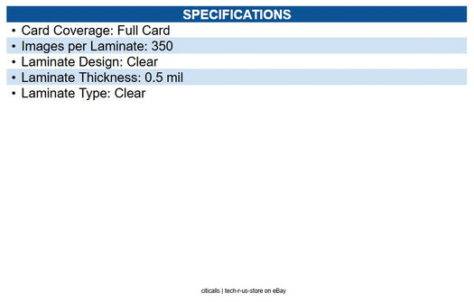 Entrust 508668-903 DuraGard 0.5 mil Clear Laminate (Magnetic Stripe) - Clear - 1