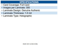 Entrust 508982-009 Duragard 1.0 Mil Clear Laminate Optigram