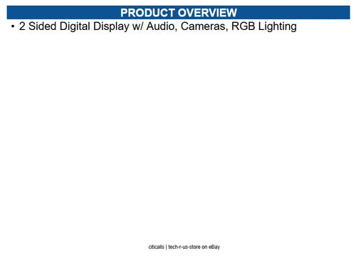 XSponse 5111-0002 X-display Dual-sided Digital Signage Display