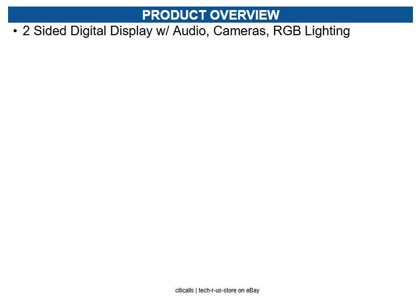 XSponse 5111-0002 X-display Dual-sided Digital Signage Display