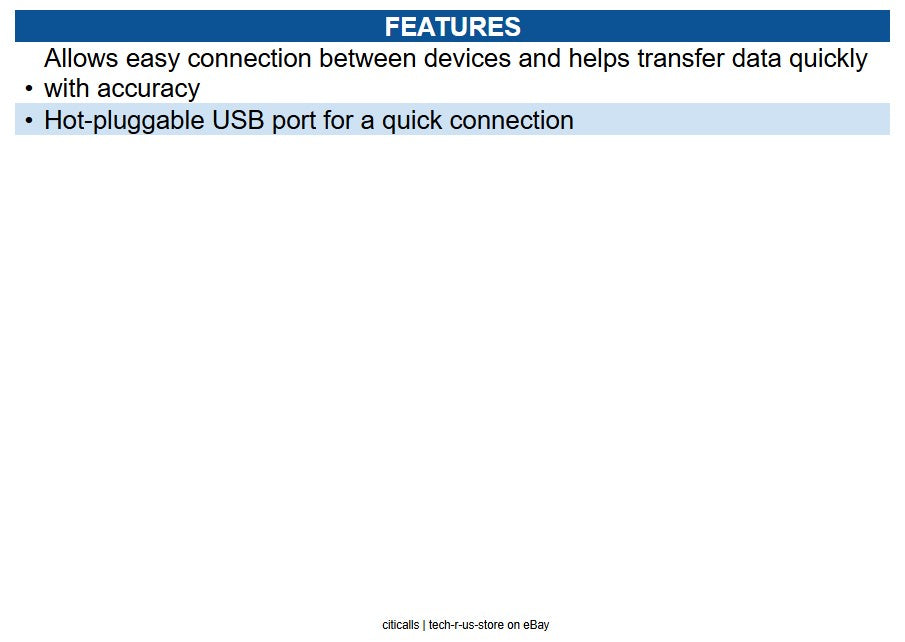 CablesToGo 52106 1m USB Extension Cable USB 2.0 A to USB - M/F - Type A Male USB