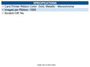 Entrust 532000-004 Graphics Monochrome Ribbon Kit in White, 1500 Card Yield