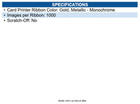 Entrust 532000-004 Graphics Monochrome Ribbon Kit in White, 1500 Card Yield