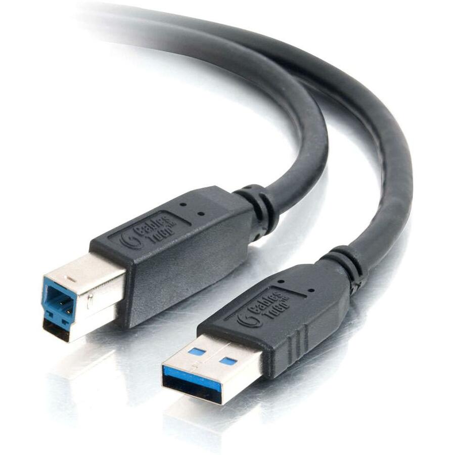 C2G 54174 2m USB 3.0 Cable - USB A to USB B - M/M - Shielding - Black