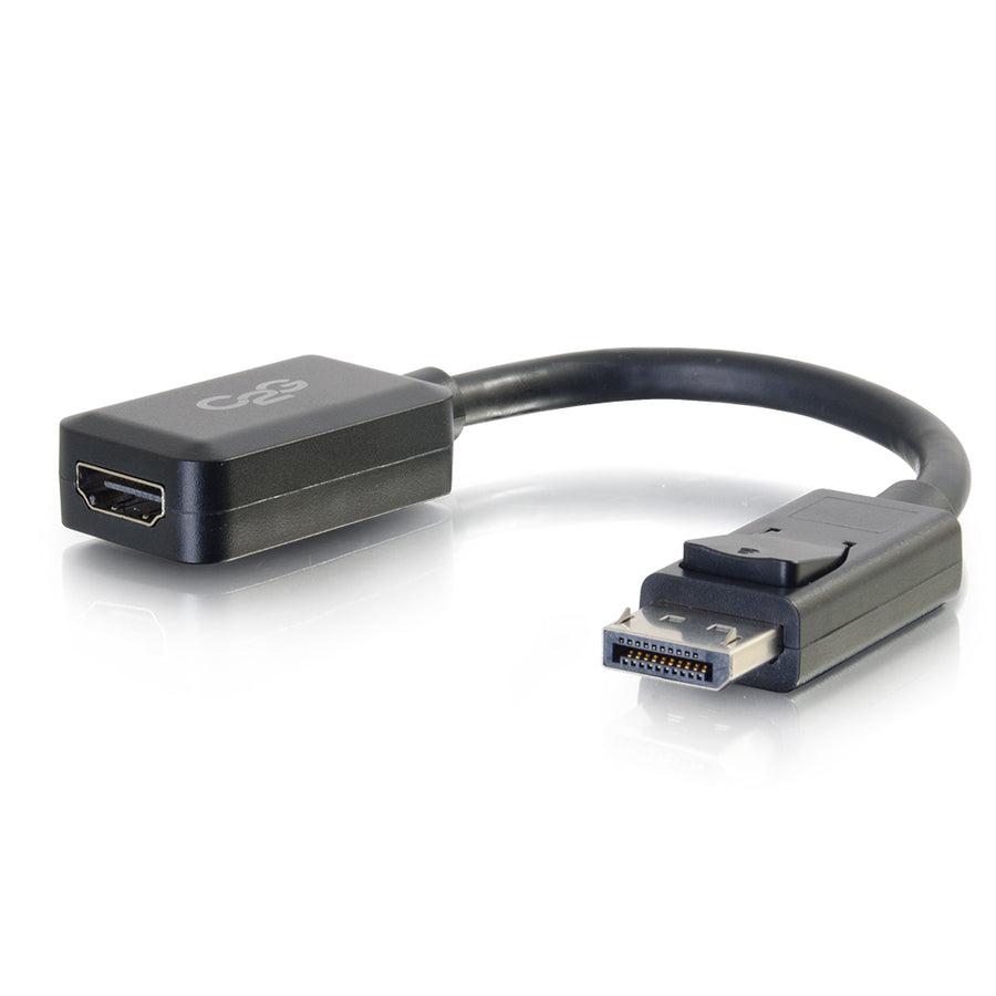 CablesToGo 54322 8in DisplayPort to HDMI Adapter - Adapter Converter - M/F