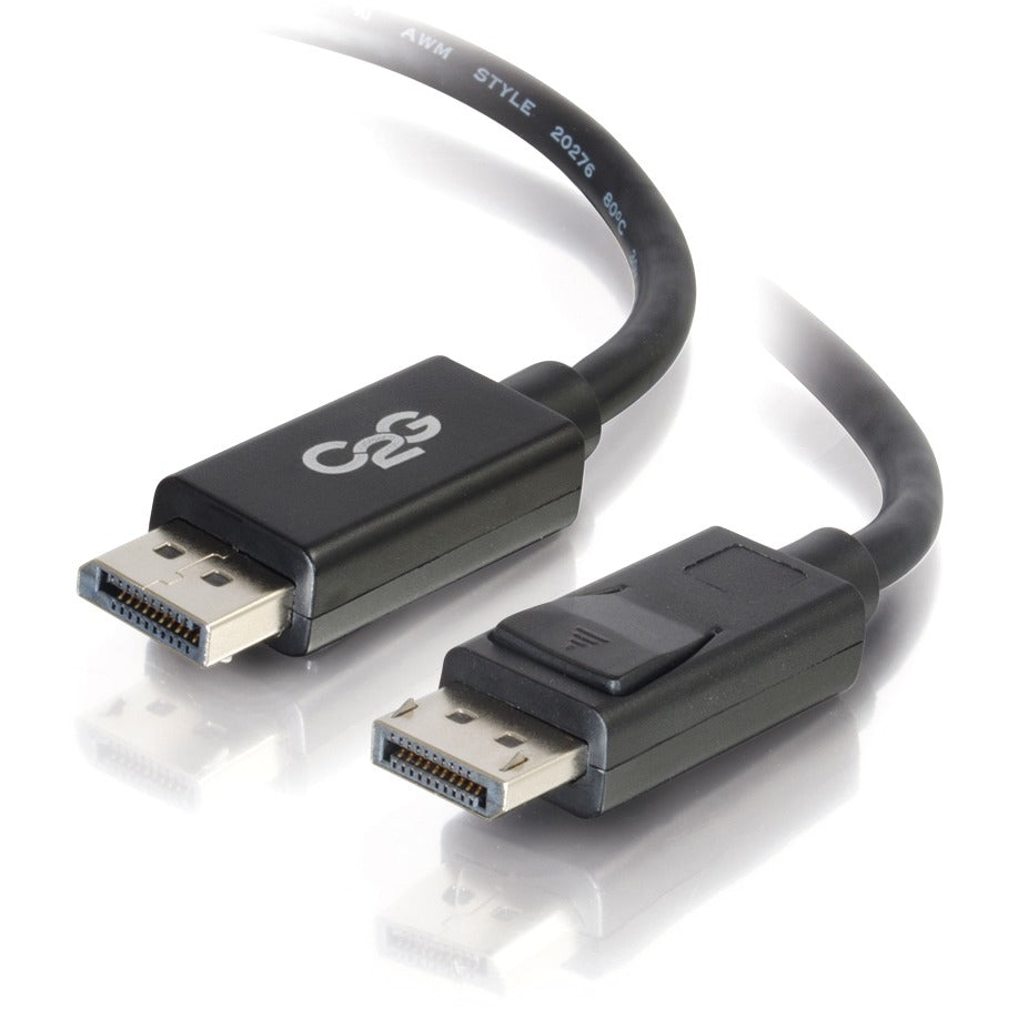CablesToGo 54402 10ft 8K DisplayPort Cable with Latches M/M - DisplayPort