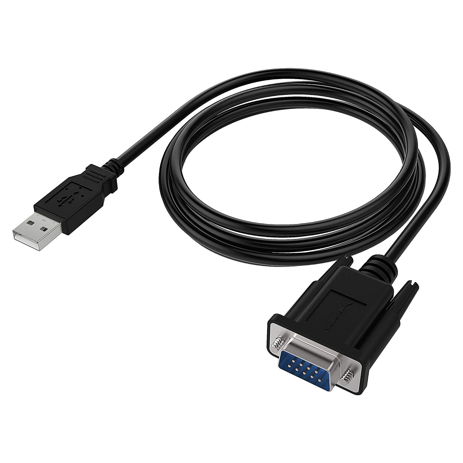 Sabrent CB-FTDI 6Ft USB 2.0 To Serial Db9 9 Pin Rs232 FTDI Chipset Adapter Cable