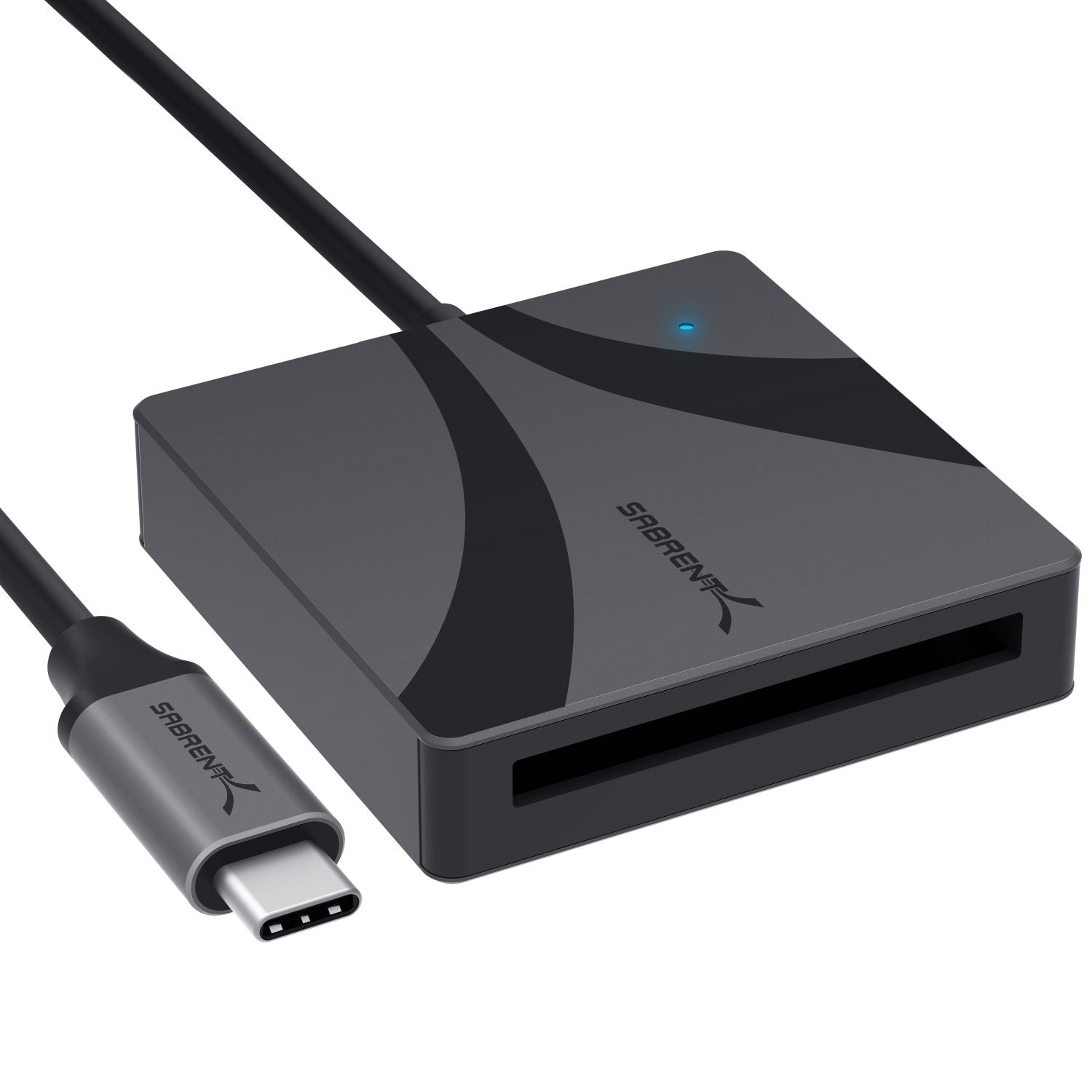 Sabrent CR-CF20 CFAST 2.0 USB C LED Card Reader BOT UASP up to 460Mbps 5Gbps