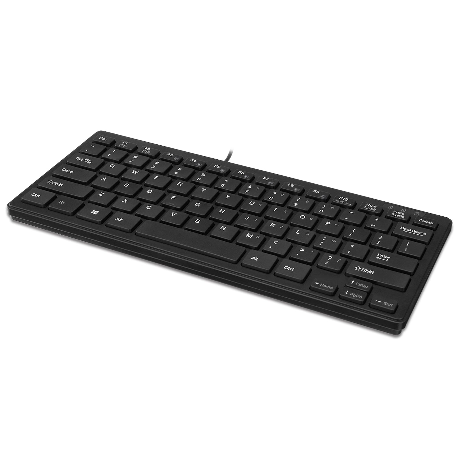 Adesso AKB-111UB 78 Key SlimTouch Mini Keyboard USB Multimedia Internet Hot Keys