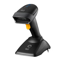 Adesso NUSCAN 2500TB Bluetooth 2D Barcode Scanner Antimicrobial w Charging Crdle