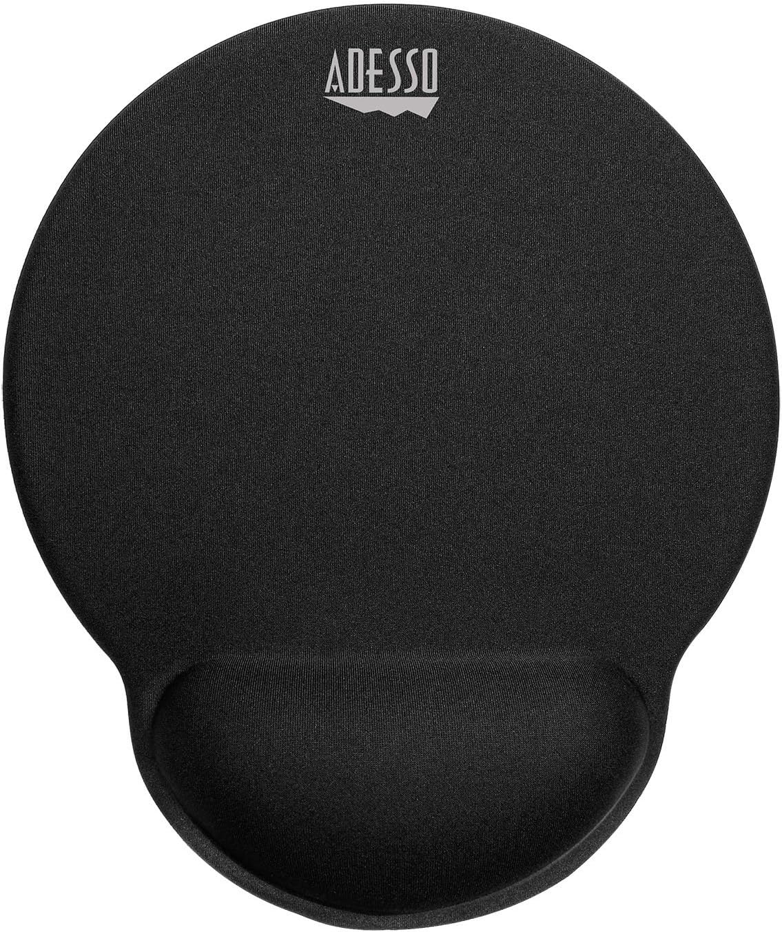 Adesso TRUFORM P200 Memory Foam Mouse Pad with Wrist Rest Anti-Slip Rubber Base