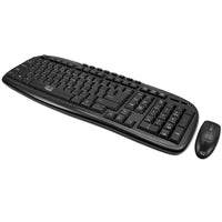 Adesso WKB-1330CB Wireless Keyboard and Optical 3 Button Mouse Combo +Multimedia