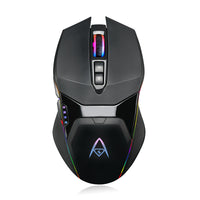 Adesso IMOUSE X5 Illuminated 7 Button Ambidextrous Gaming USB Mouse RGB 6400DPI